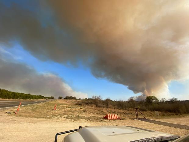 Incident Photo for the West Nueces Fire