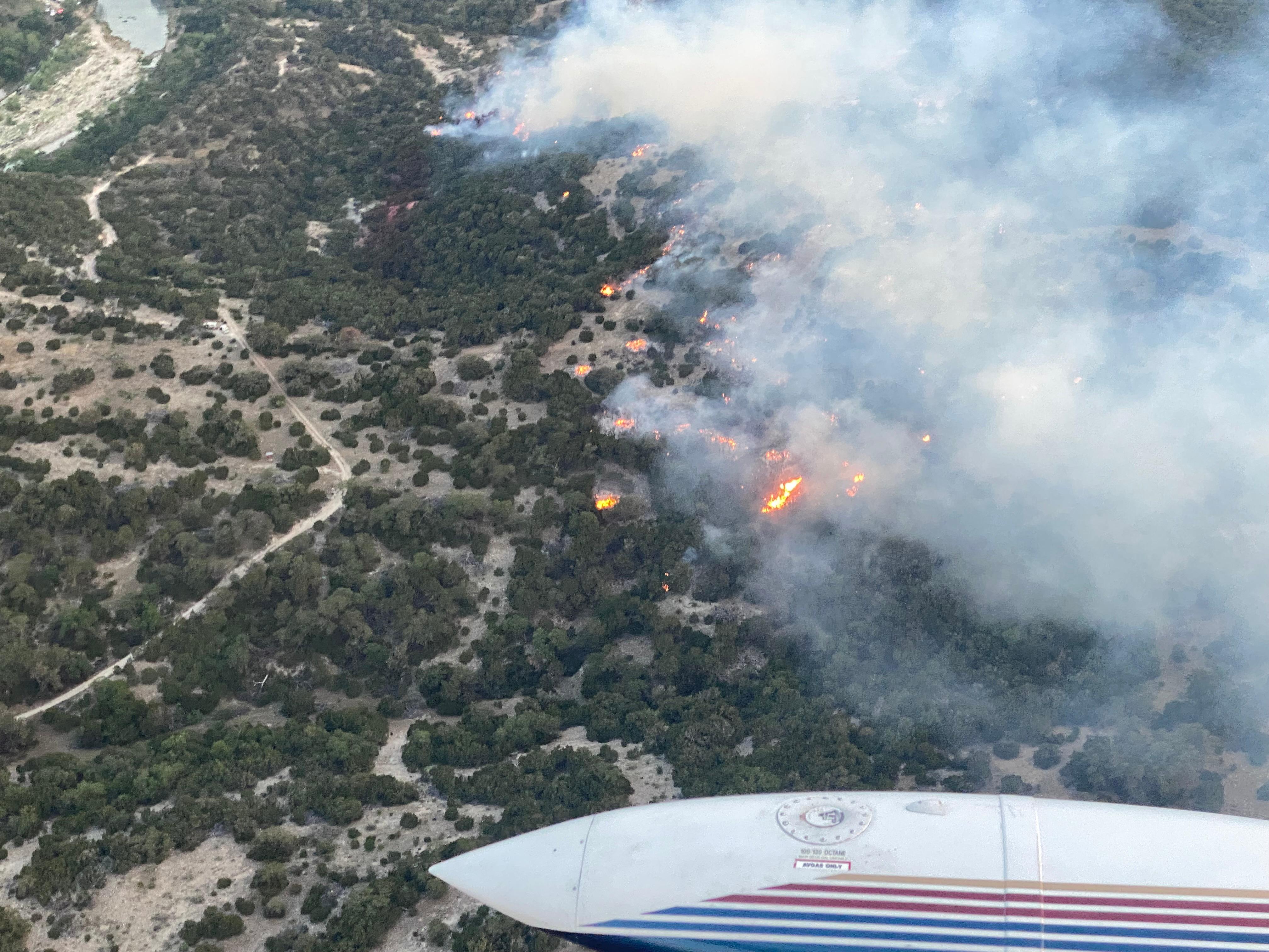 Johnson Fork Fire near Junction, Texas Current Incident Information and Wildfire Map Fire