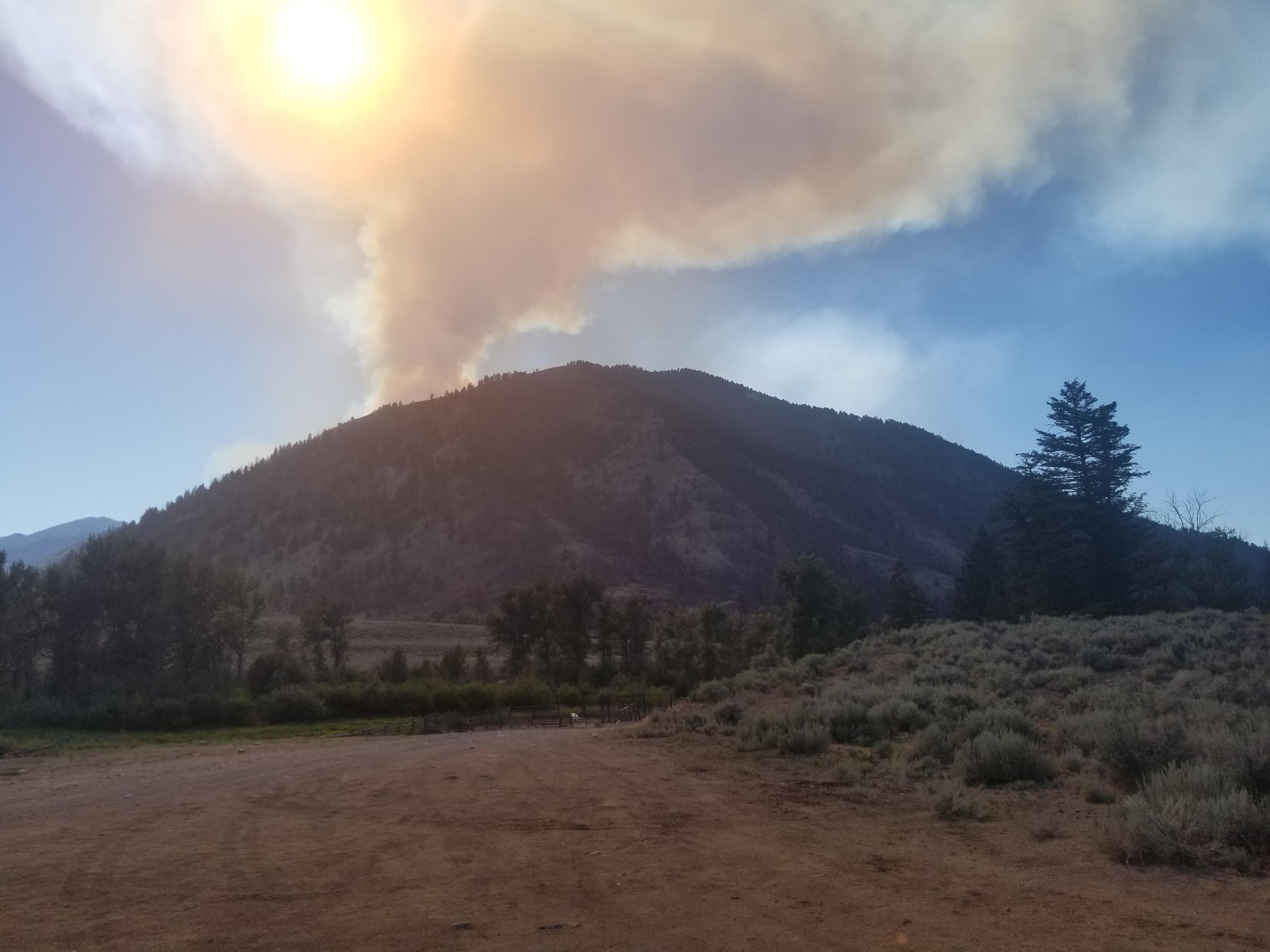 Incident Photo for the Woodtick Fire