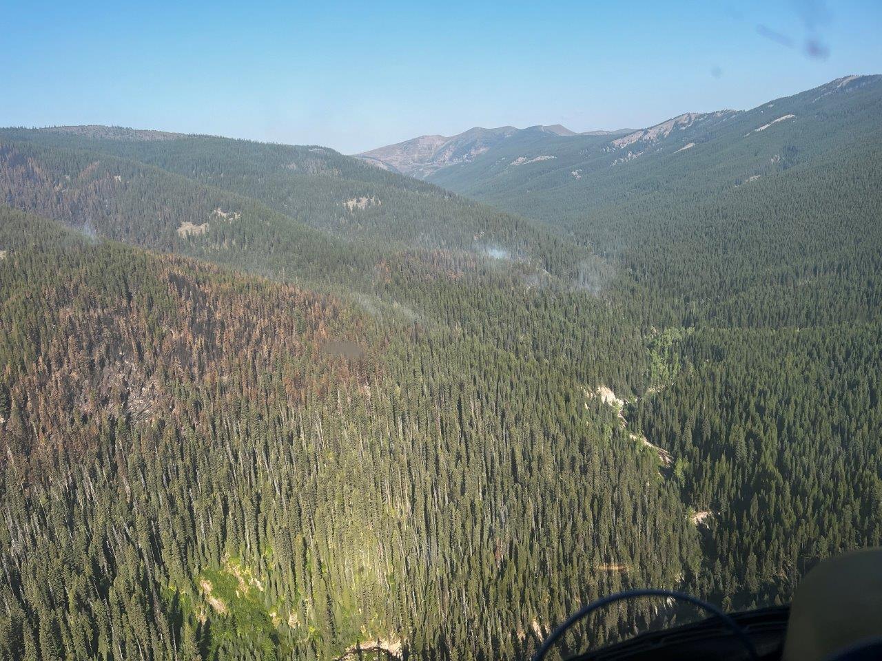 Incident Photo for the Dean Creek Fire